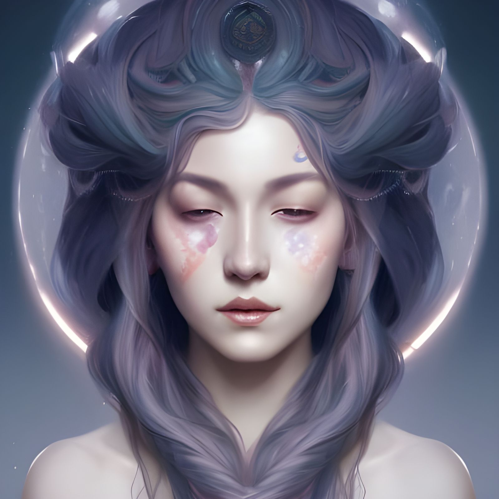 ~The Moon Goddess~ - AI Generated Artwork - NightCafe Creator