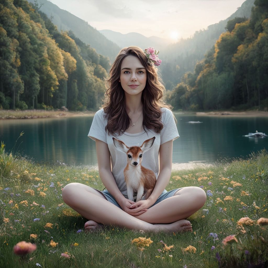 Serenity by the Lake: Harmony with Nature