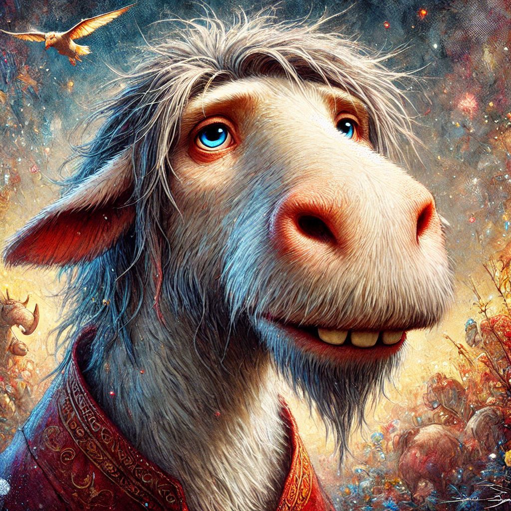 adorable fairy-tale fantasy creature portrait..