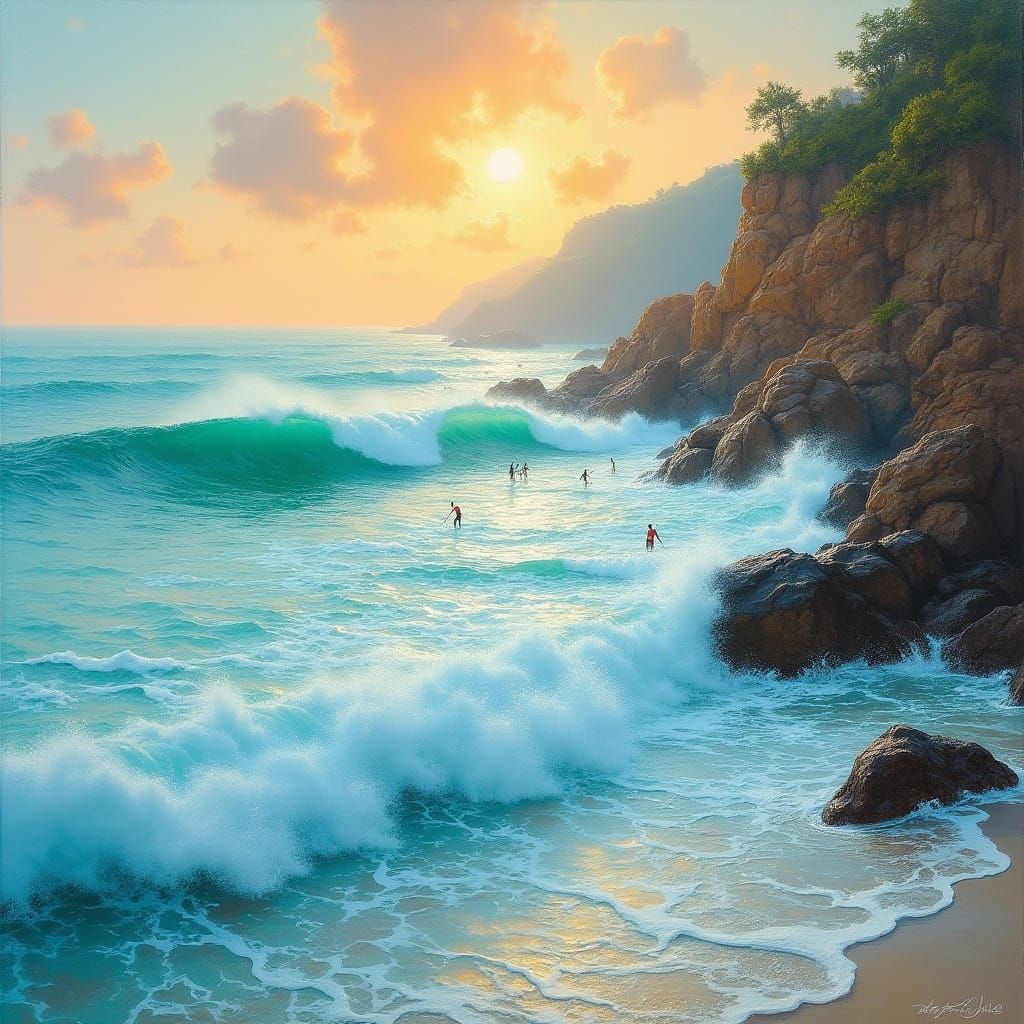 Afternoon surf