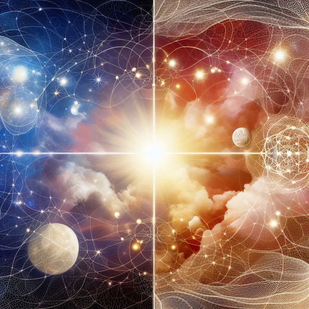 The relationship between the micro and the macro, light and dark, Heaven and Earth