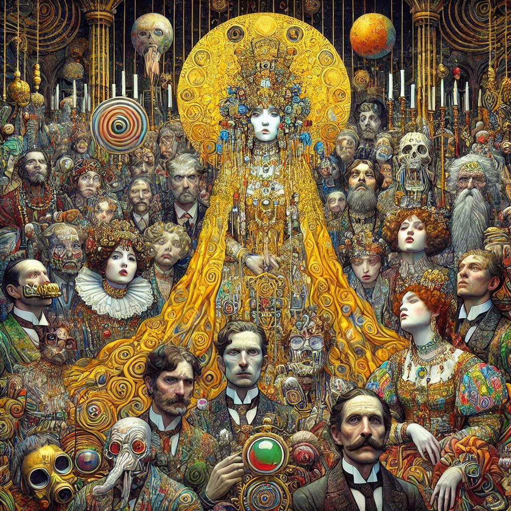 KLIMT STYLE PAINTING BY MOI