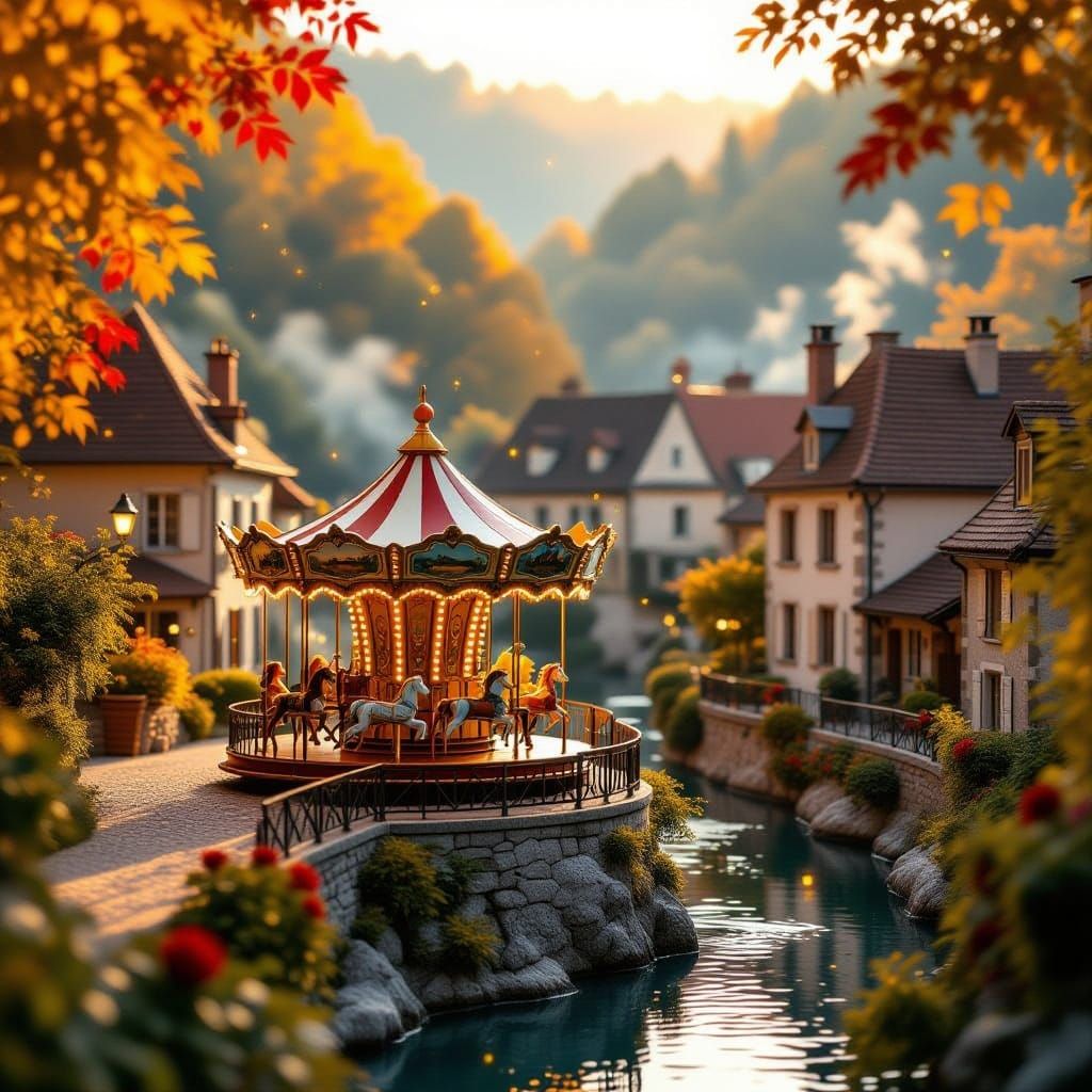 A miniature carousel  by @Sig