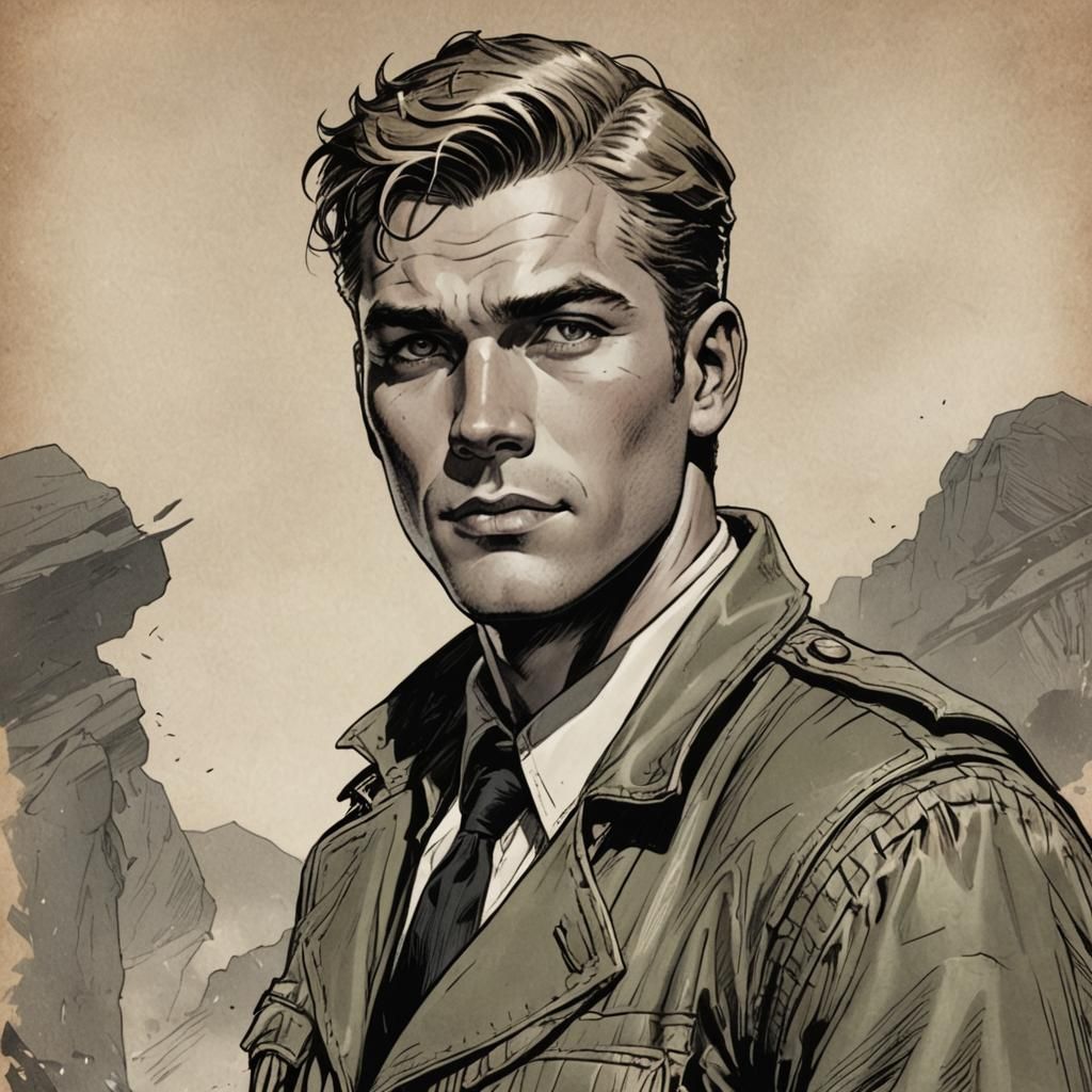 Steve Trevor in Wonder Woman II - AI Generated Artwork - NightCafe Creator