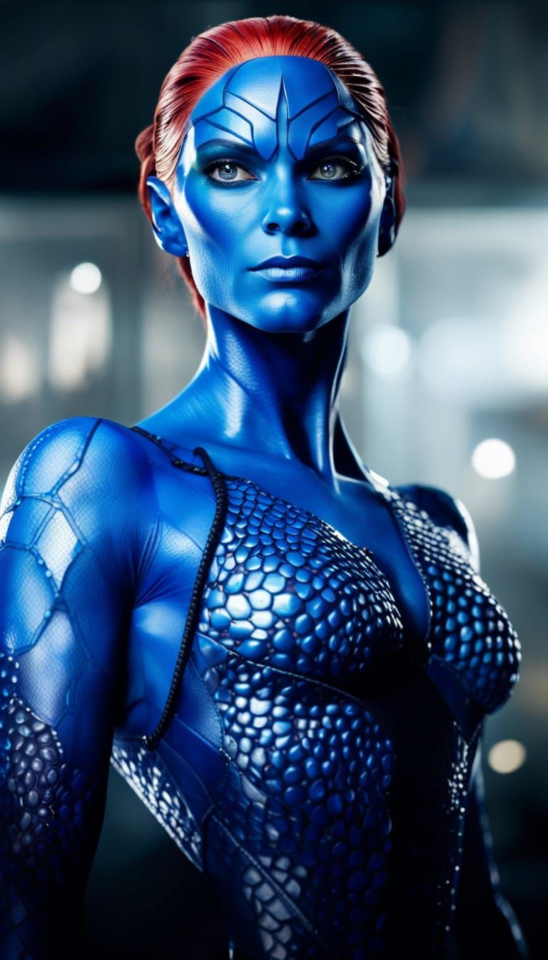 Mystique has the ability to change her cells to acquire the appearance ...