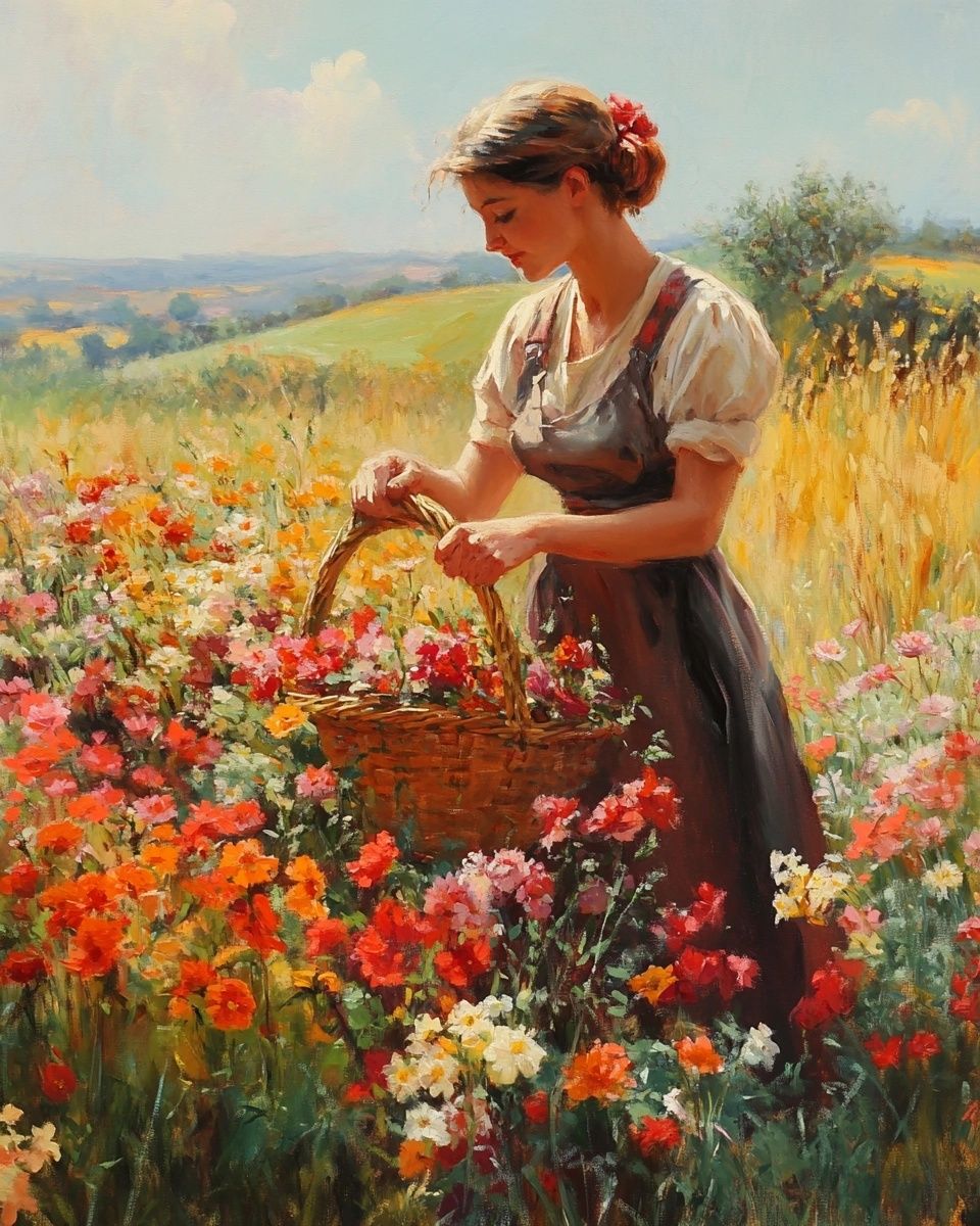 Gathering Flowers