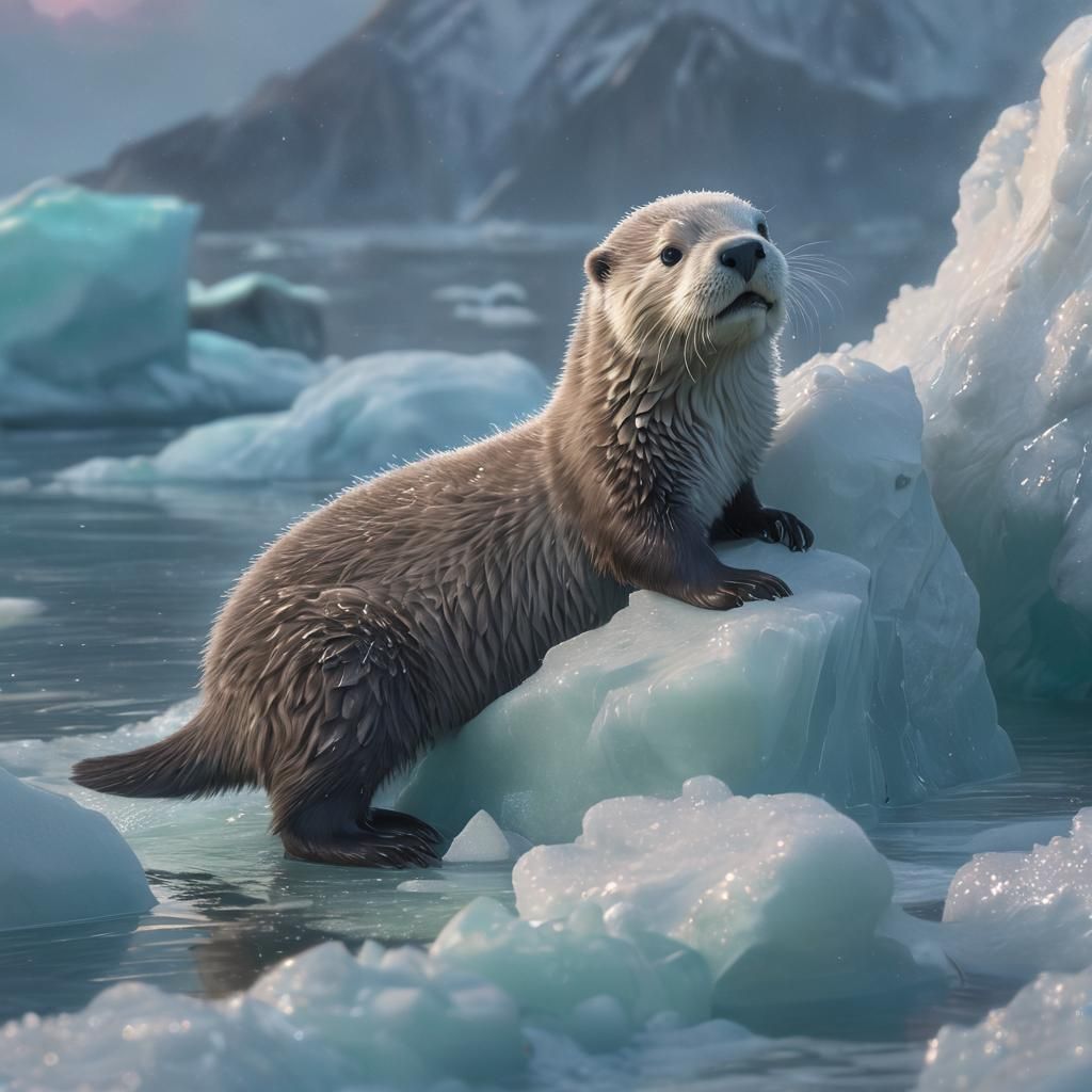 Arctic Otter - AI Generated Artwork - NightCafe Creator