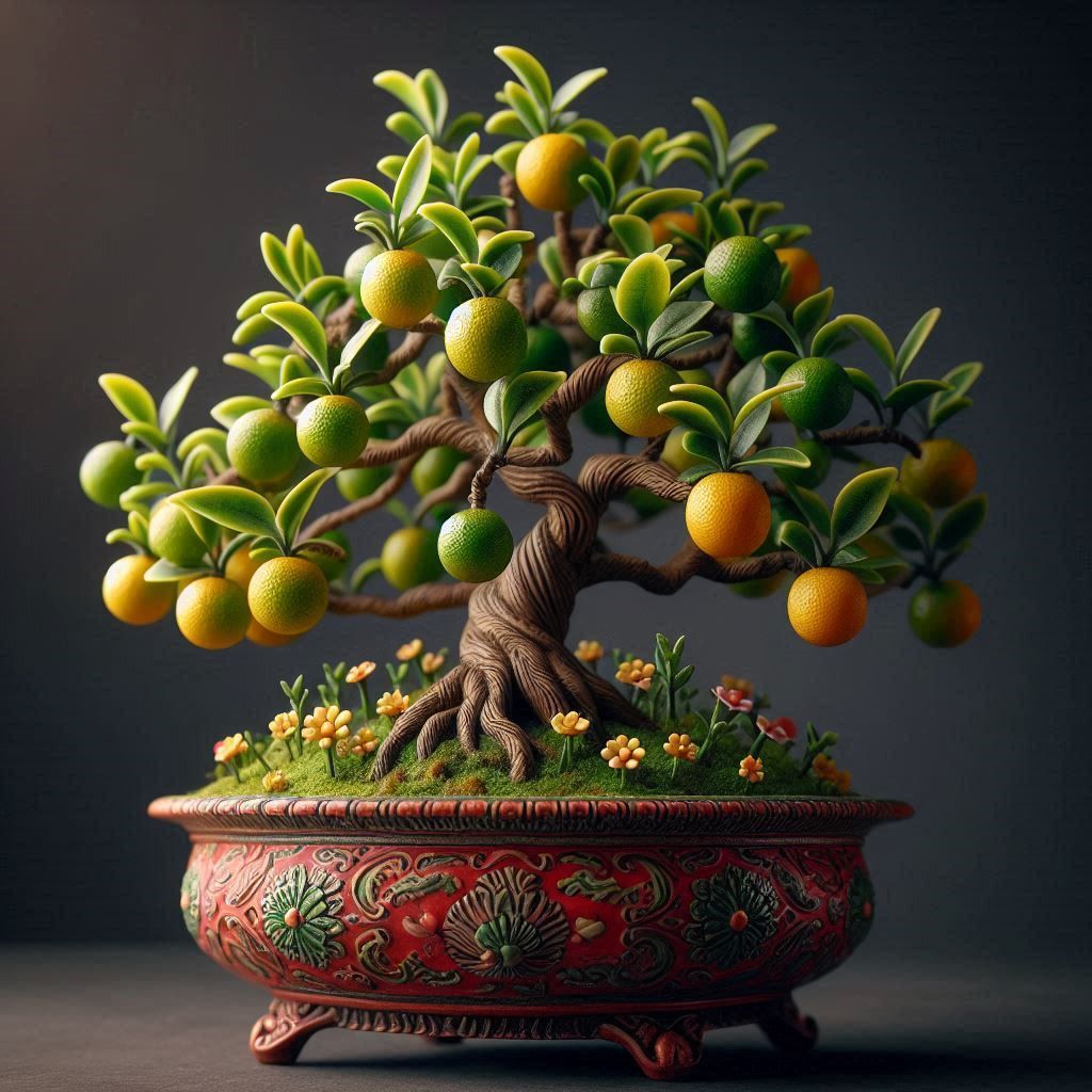 Bonsai Orange Tree
