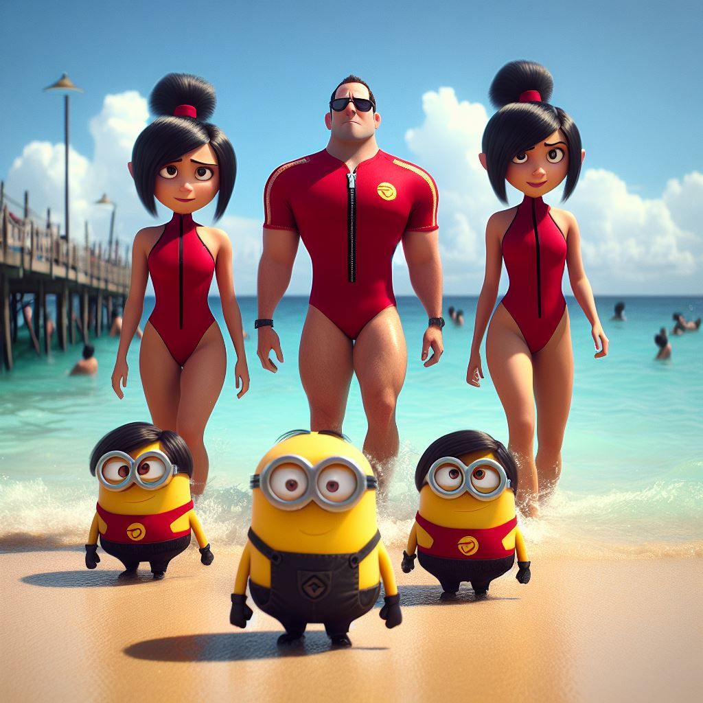 The wannabees on Baywatch