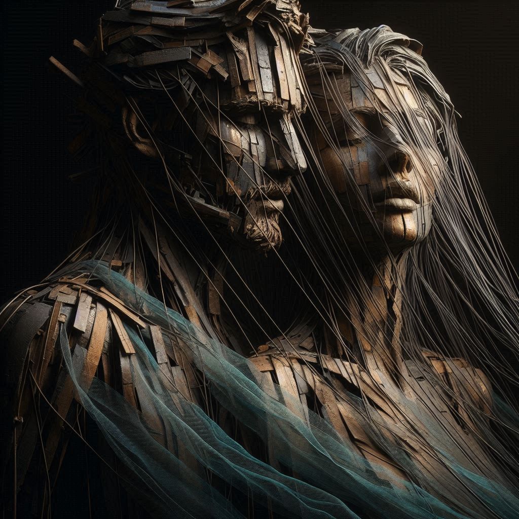 Almost alive sculpture.