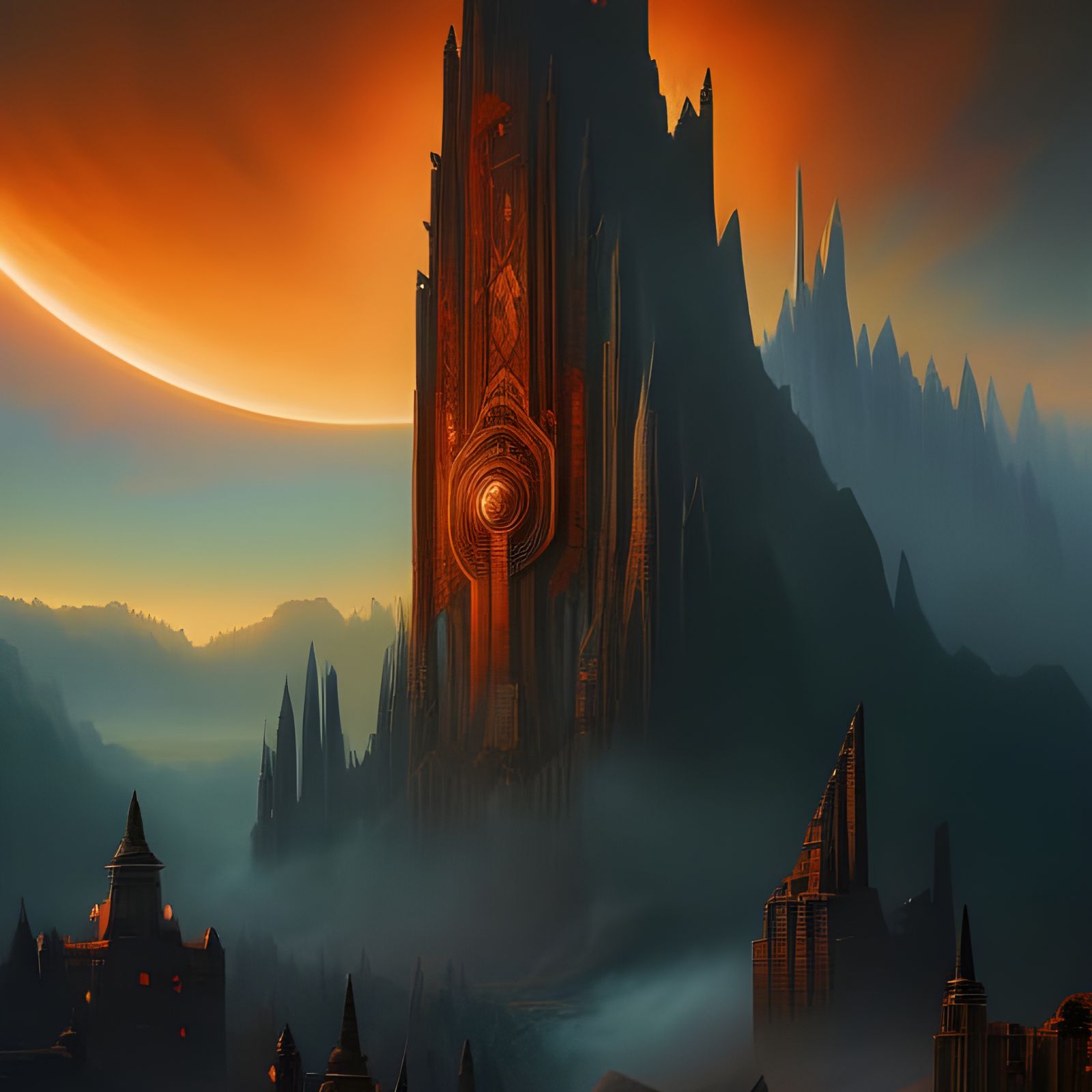 City Of Dwarves - Ai Generated Artwork - Nightcafe Creator