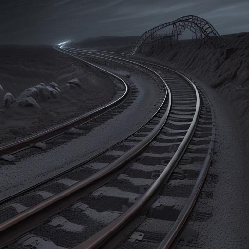 on twisted track., a fearsome sight,Steel clashed with claw,...