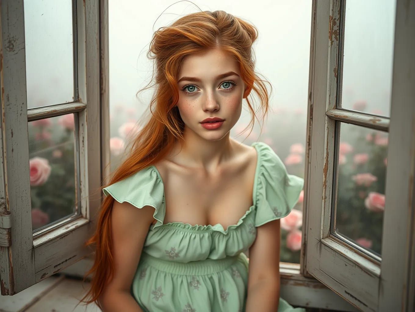 Redhead Woman Portrait #03