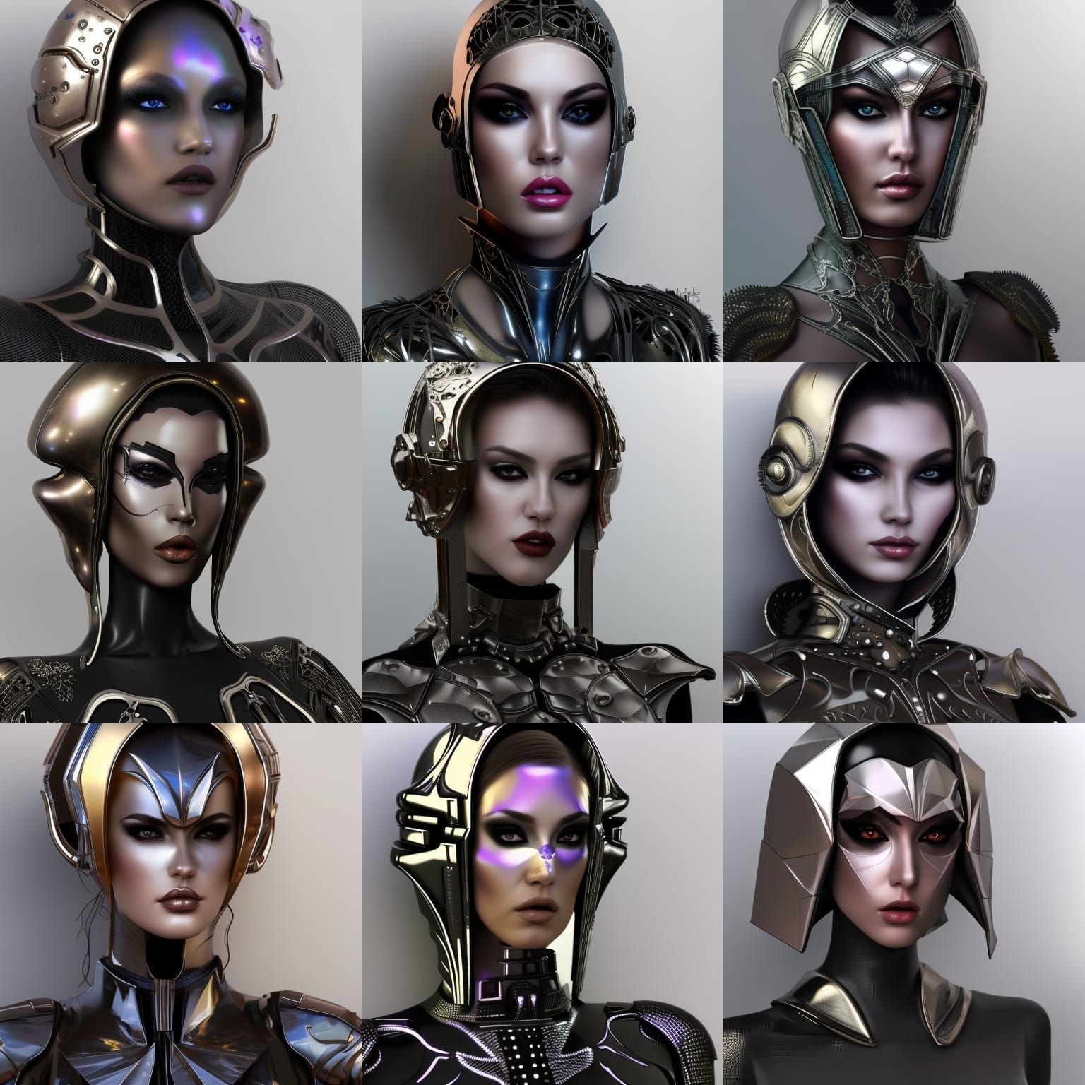 Fashion of the Future Headwear - AI Generated Artwork - NightCafe Creator