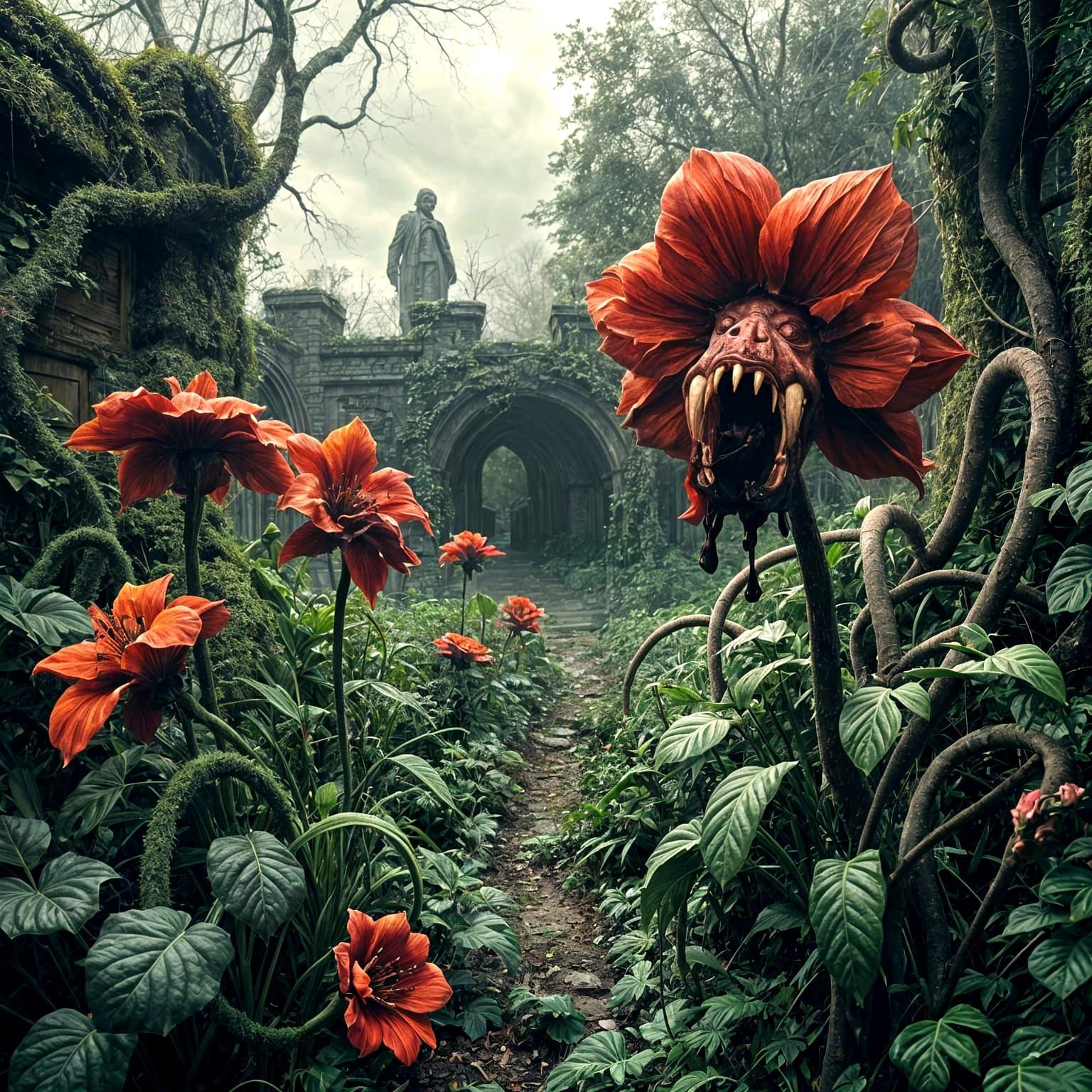 Maw-Blossom Alley  by @matthieu