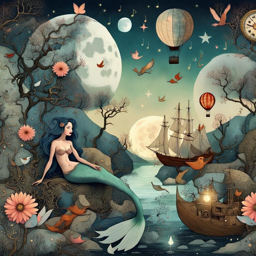 Enchanted Collage Art
