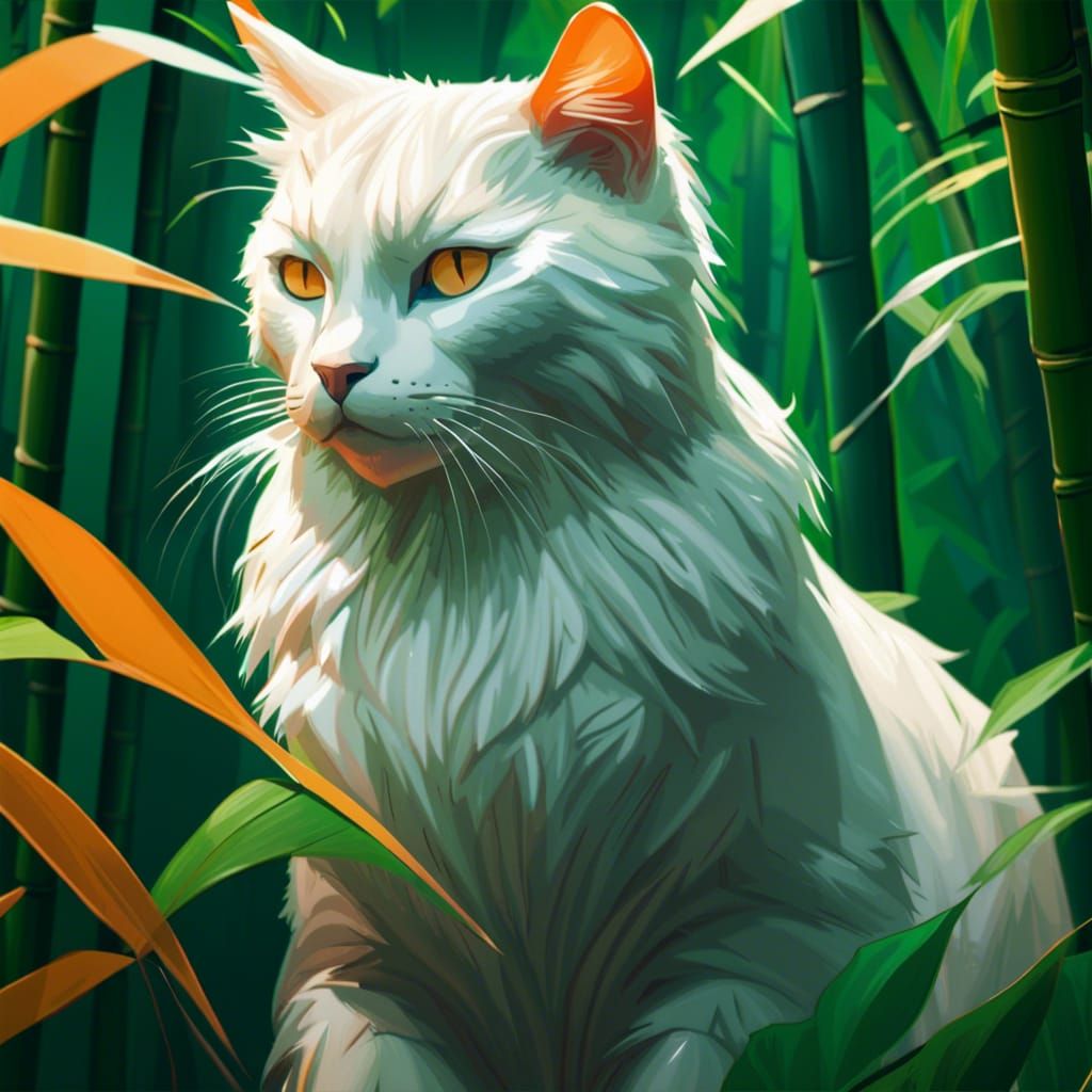 Forest Cat - AI Generated Artwork - NightCafe Creator