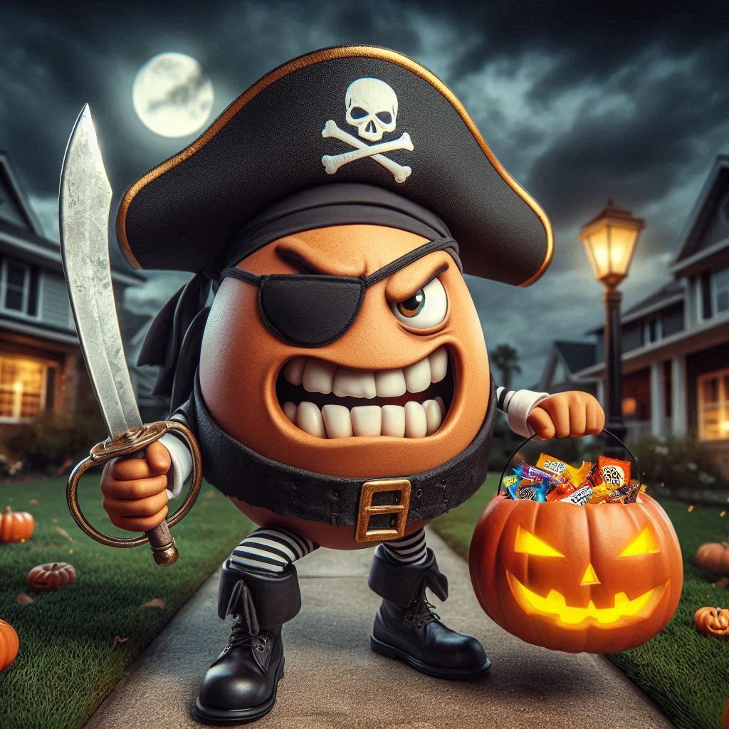 Angry Egg Trick or Treat