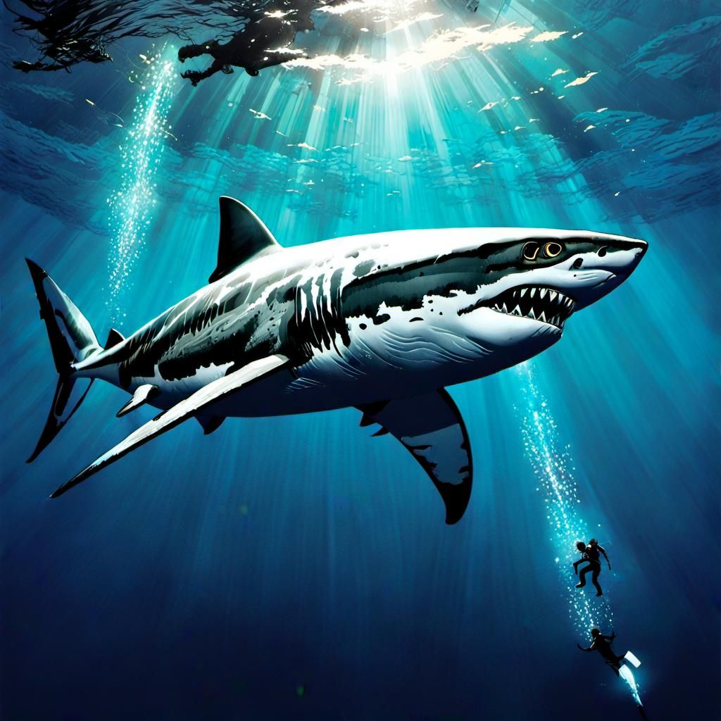 Great White!  by @Sephyx