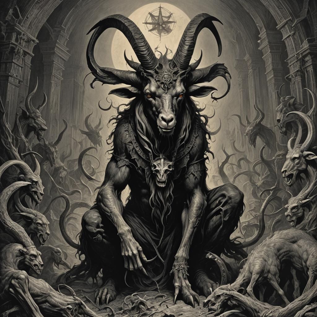 Baphomet - AI Generated Artwork - NightCafe Creator