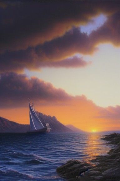 oil painting by James Gurney