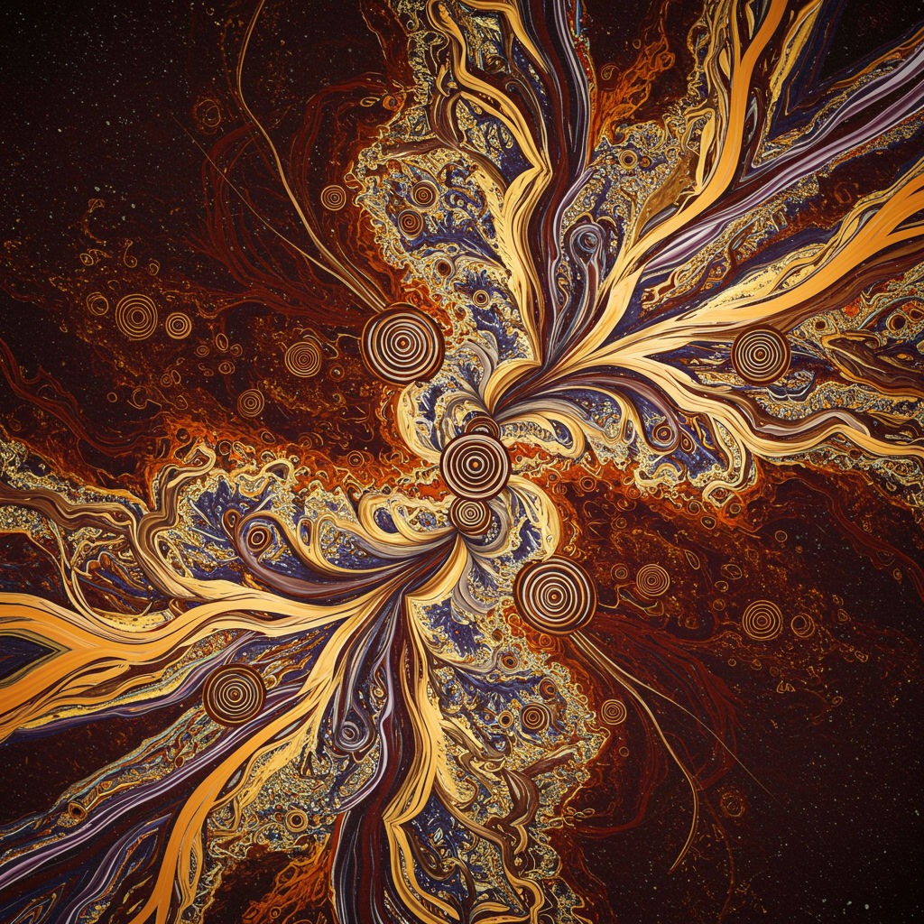 Australian Fractal Exotic Elegance