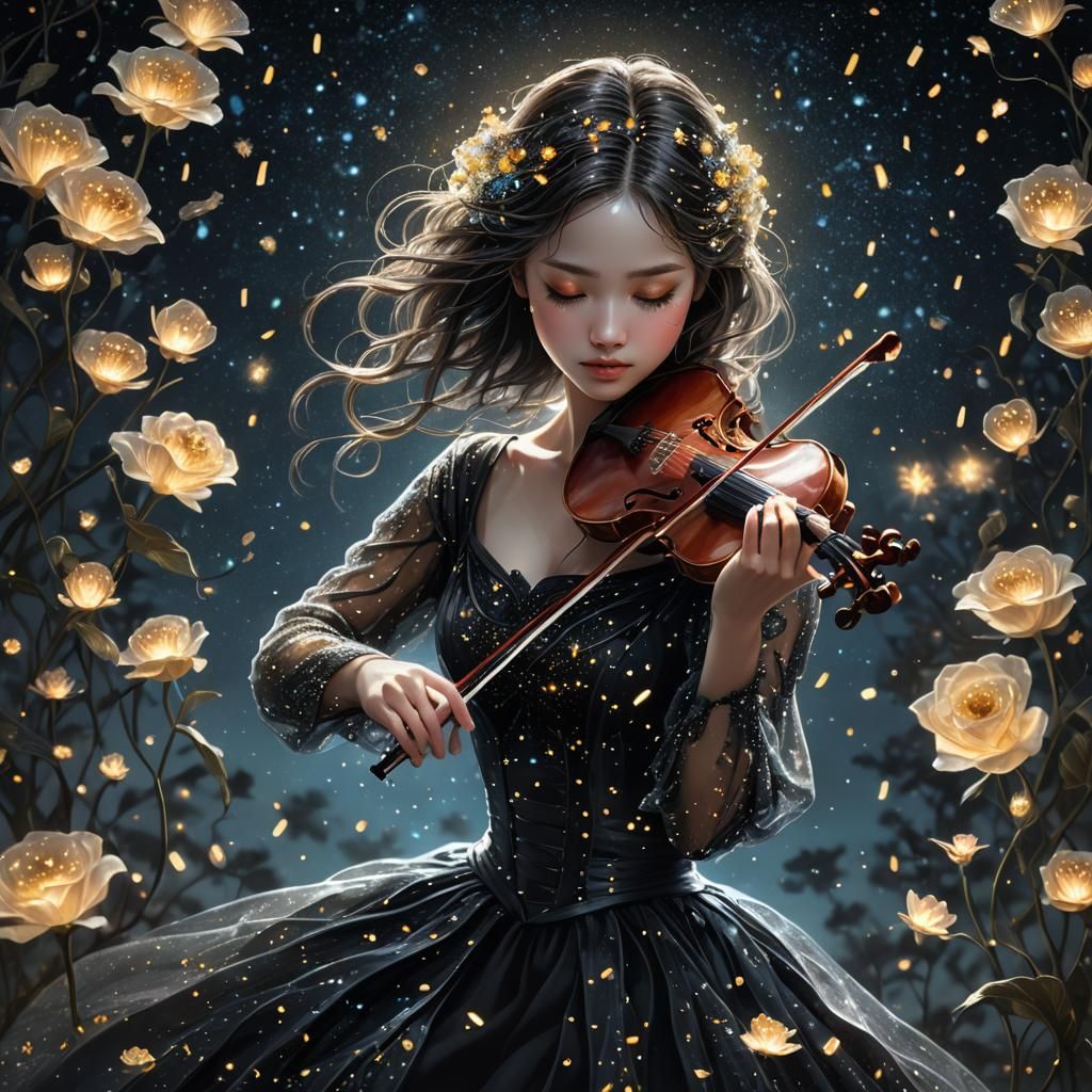 Violin passion  by @MiracleCinnamon