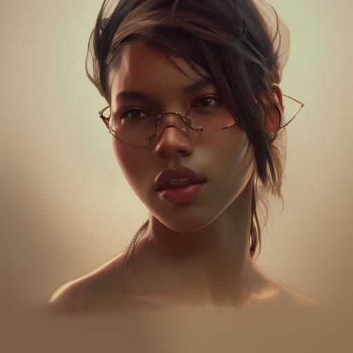 Thuto head and shoulders portrait, 8k resolution concept art...