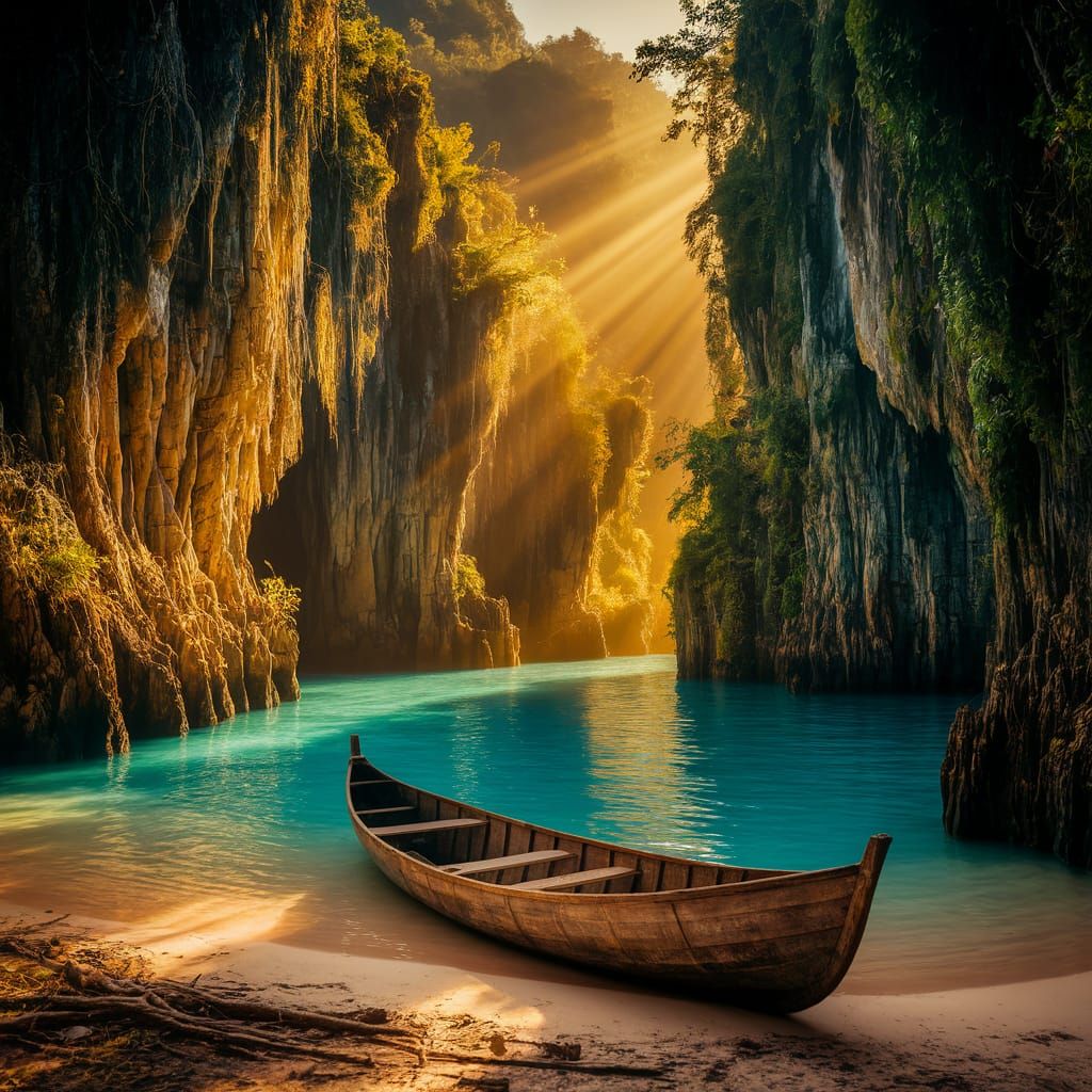 The hidden lagoon  by @Amber Alder