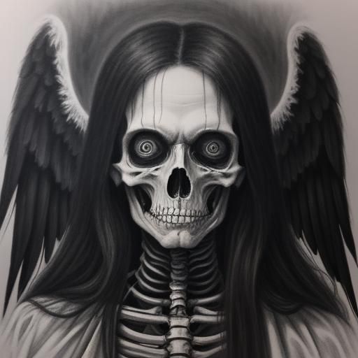 The angel of Death is staring into my soul and it makes her ...