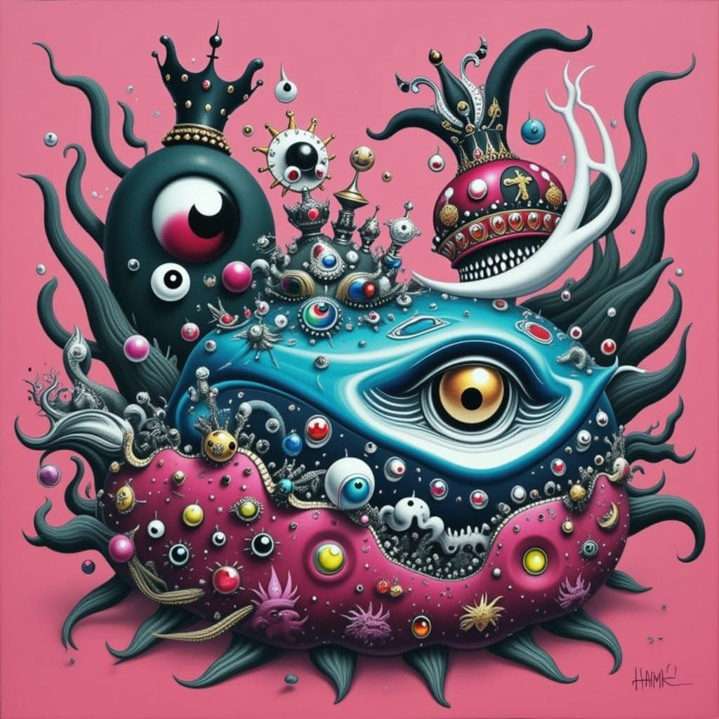 <lora:KILLER QUEEN:1.0> Fishbowl city