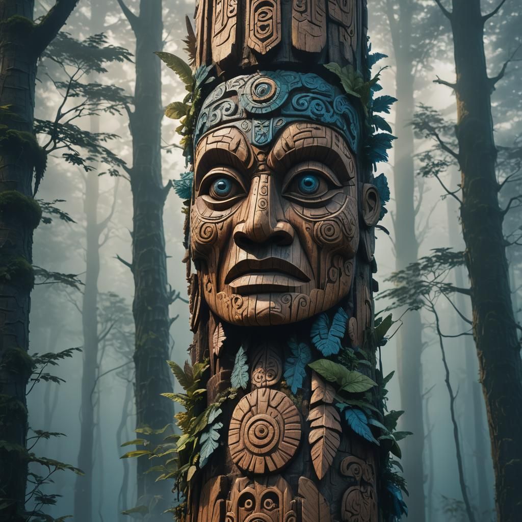 Totem pole (9 likes)