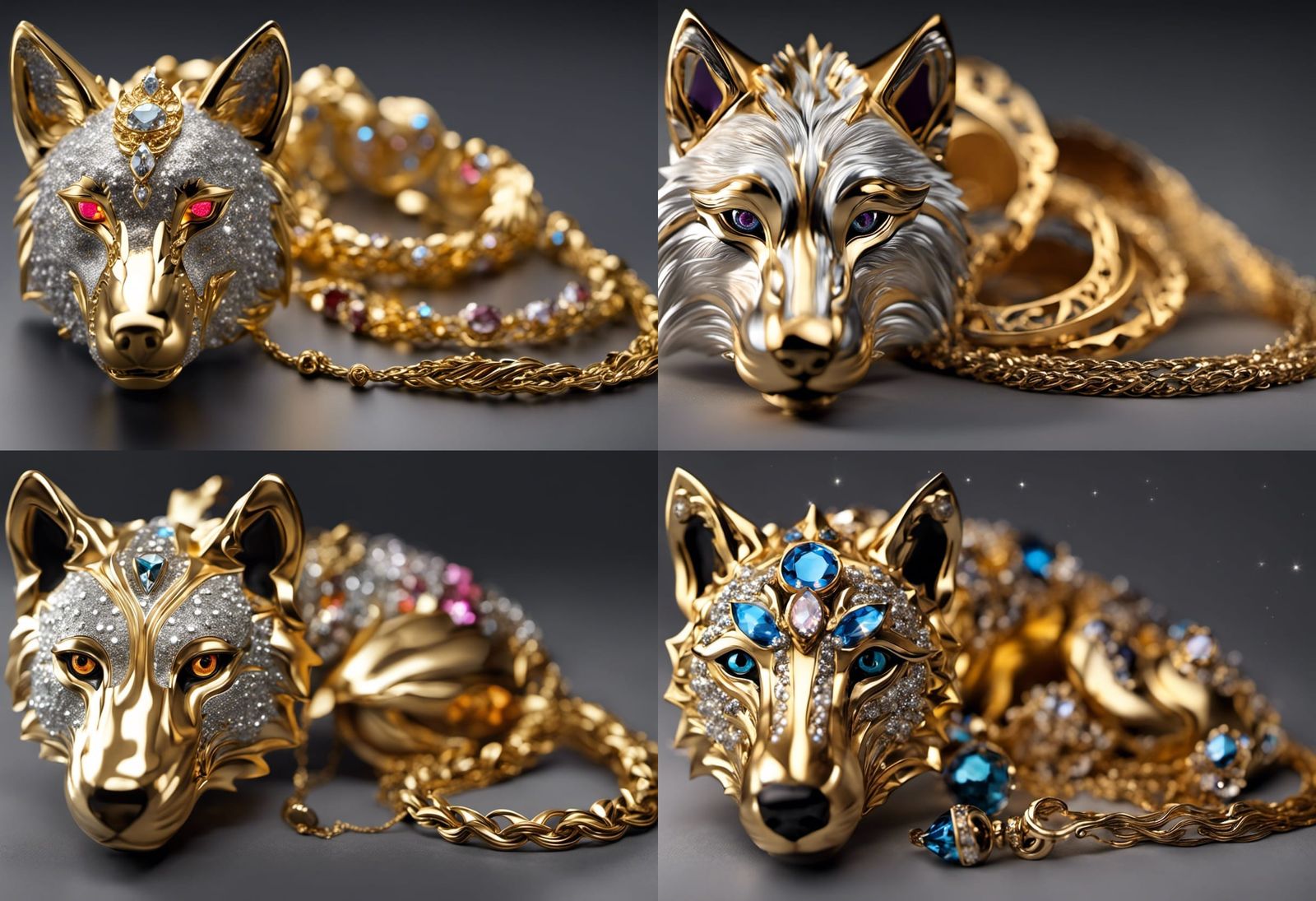 Wolf necklace