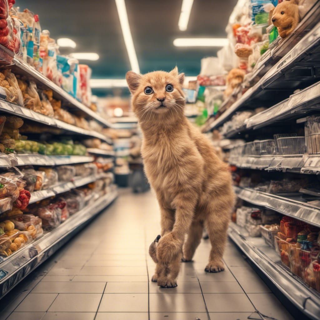 Looking for cat food ...