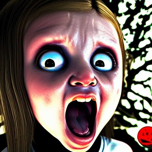 My little screaming girl