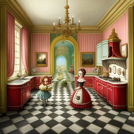 rococo kitchen by Mark ryden