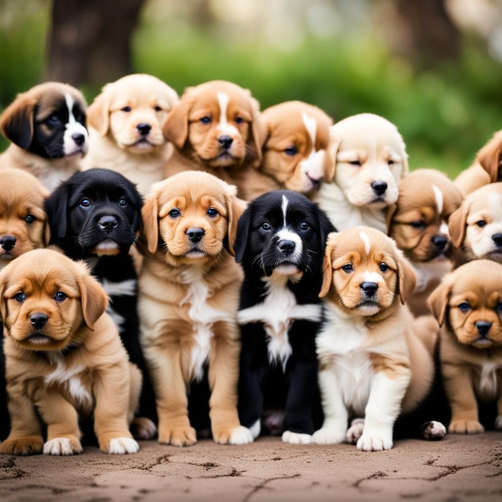 Lots of puppies