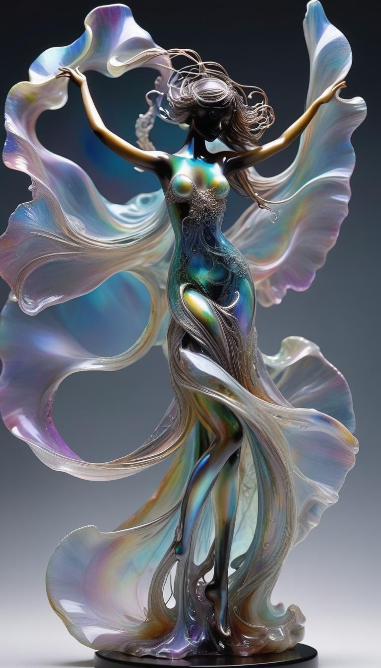 Spectrolite Opalescent Psychedelic Intricately Meticulously ...