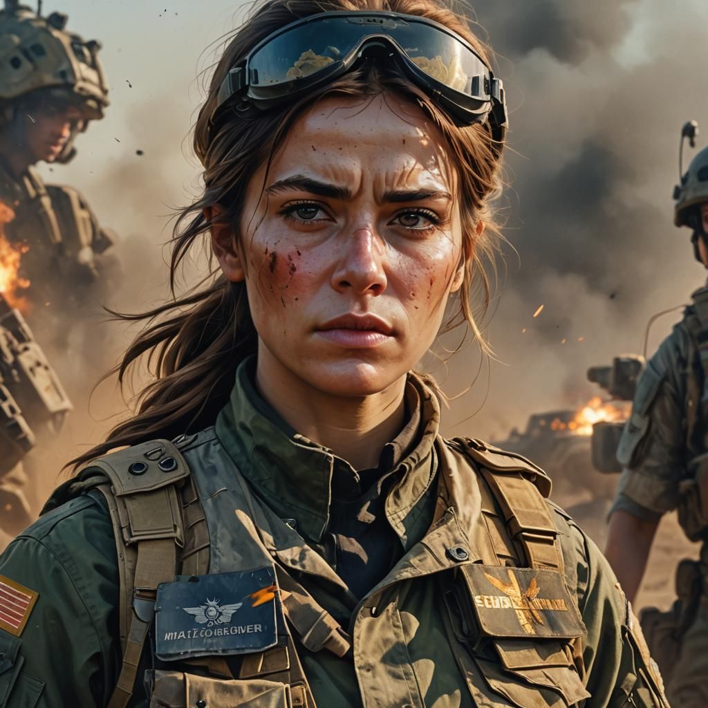 Women in the military  by @Smodge