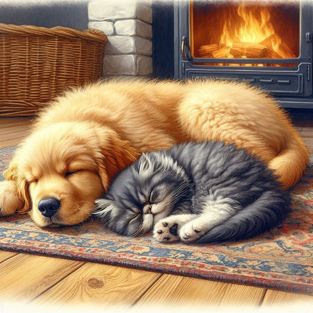 Puppy/kitten napping