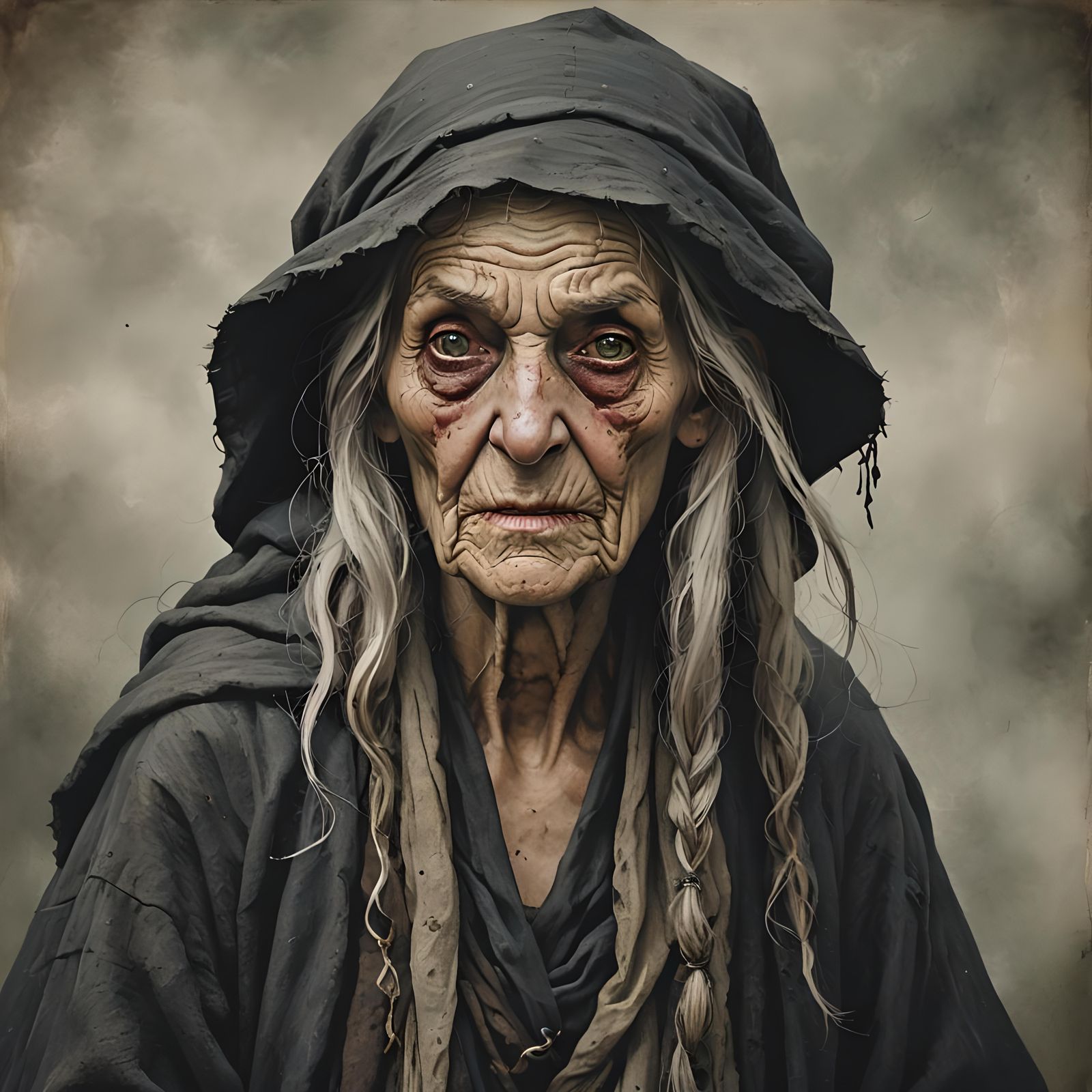 An Old Hag - AI Generated Artwork - NightCafe Creator