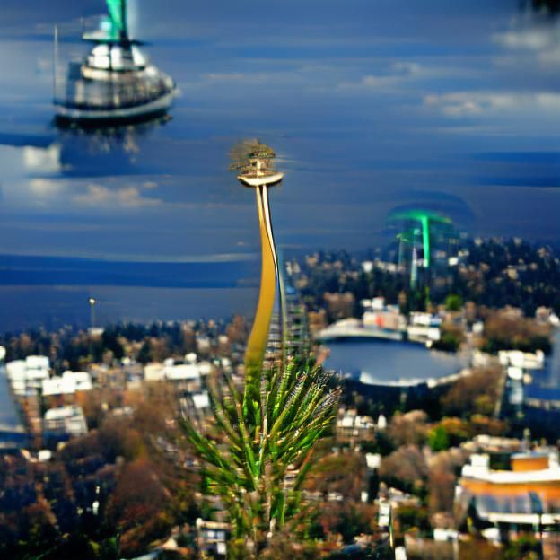 space needle pine needle