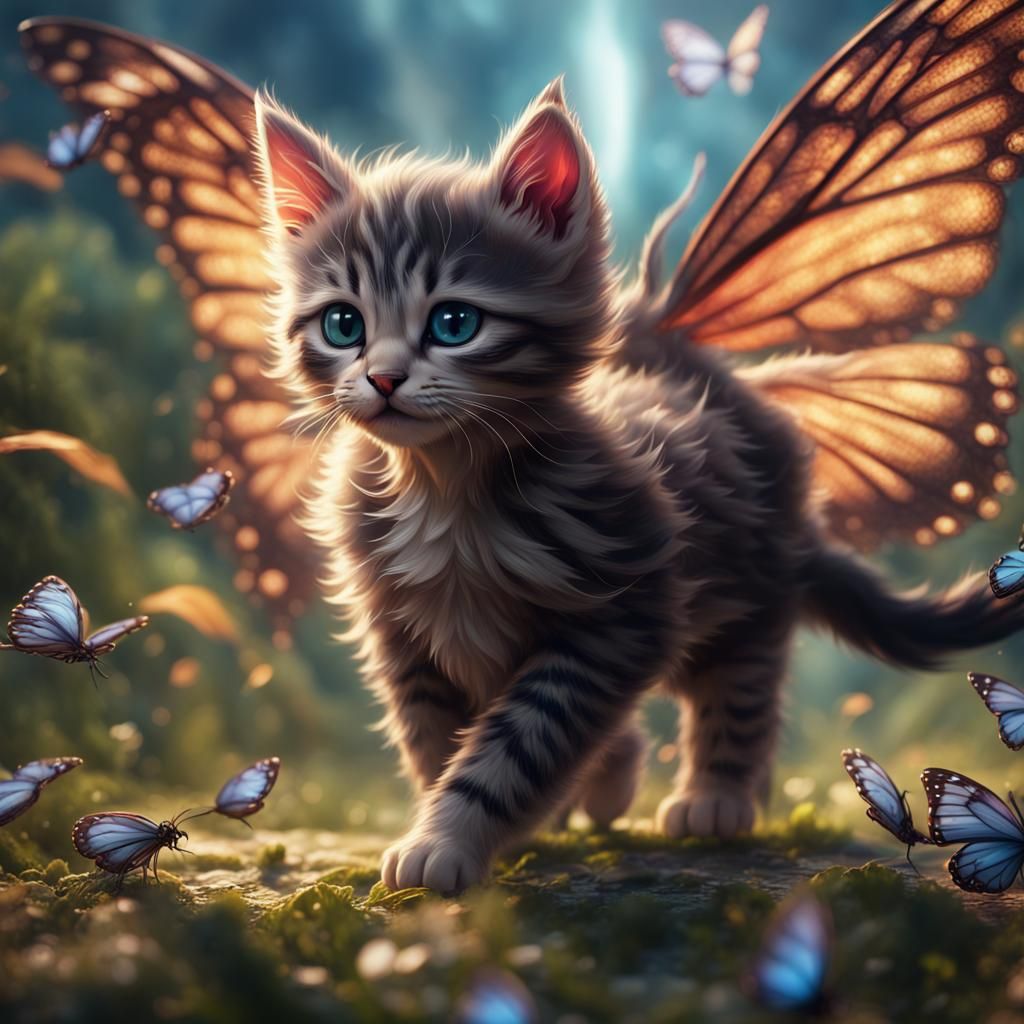 Butterfly Kitten
