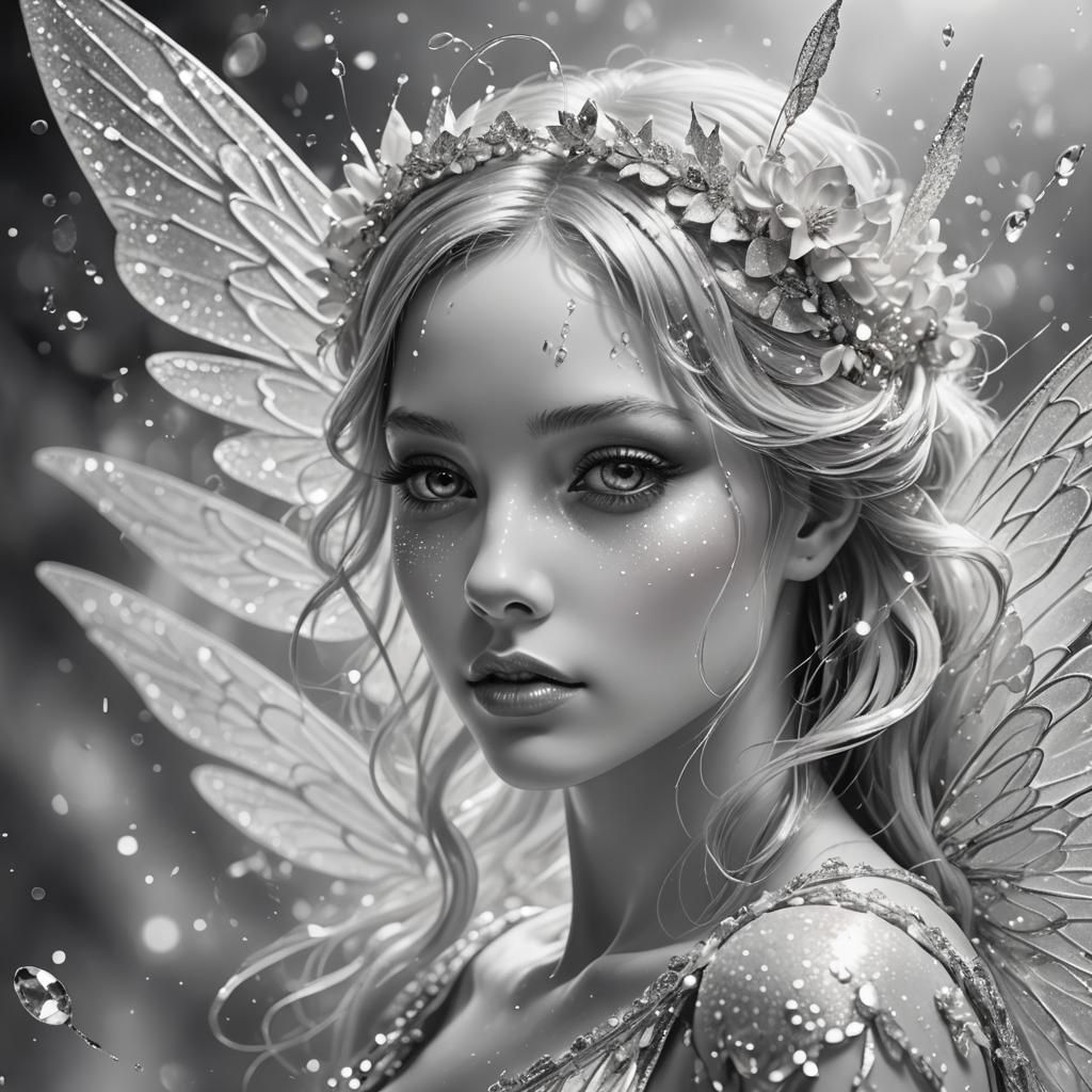 Fairy portrait  by @FantasyDreamscapesAI