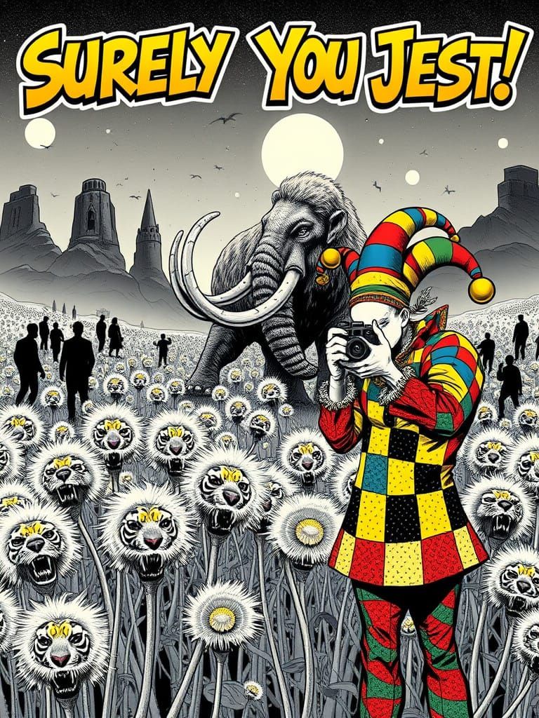 Surely You Jest! :)  by @greenygreens