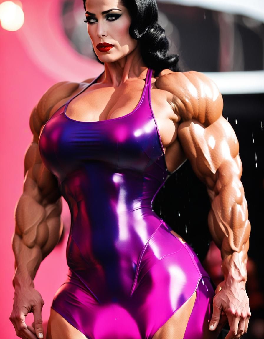 female bodybuilder - AI Generated Artwork - NightCafe Creator