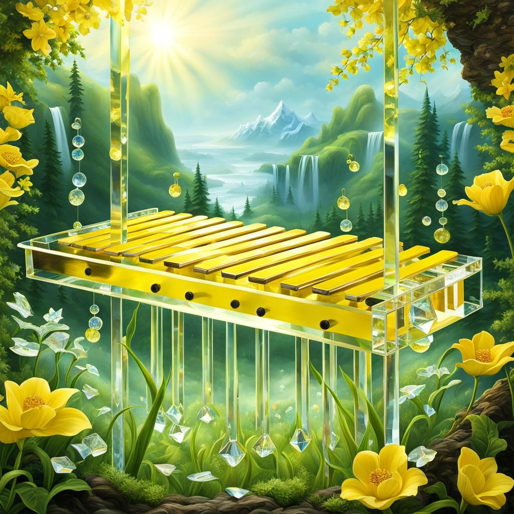 Crystal Xylophone AI Generated Artwork NightCafe Creator