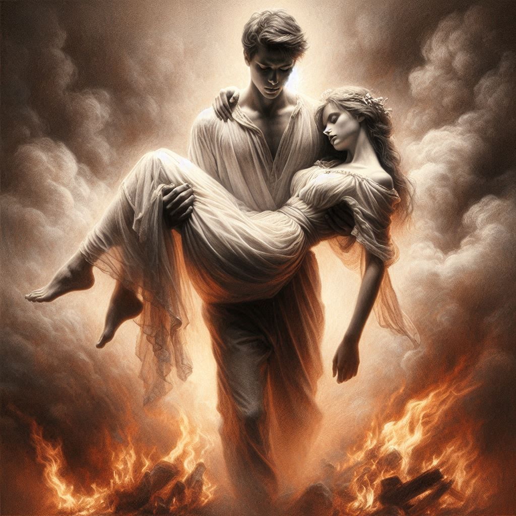 Through the flames, I carry you—because losing you is the on...