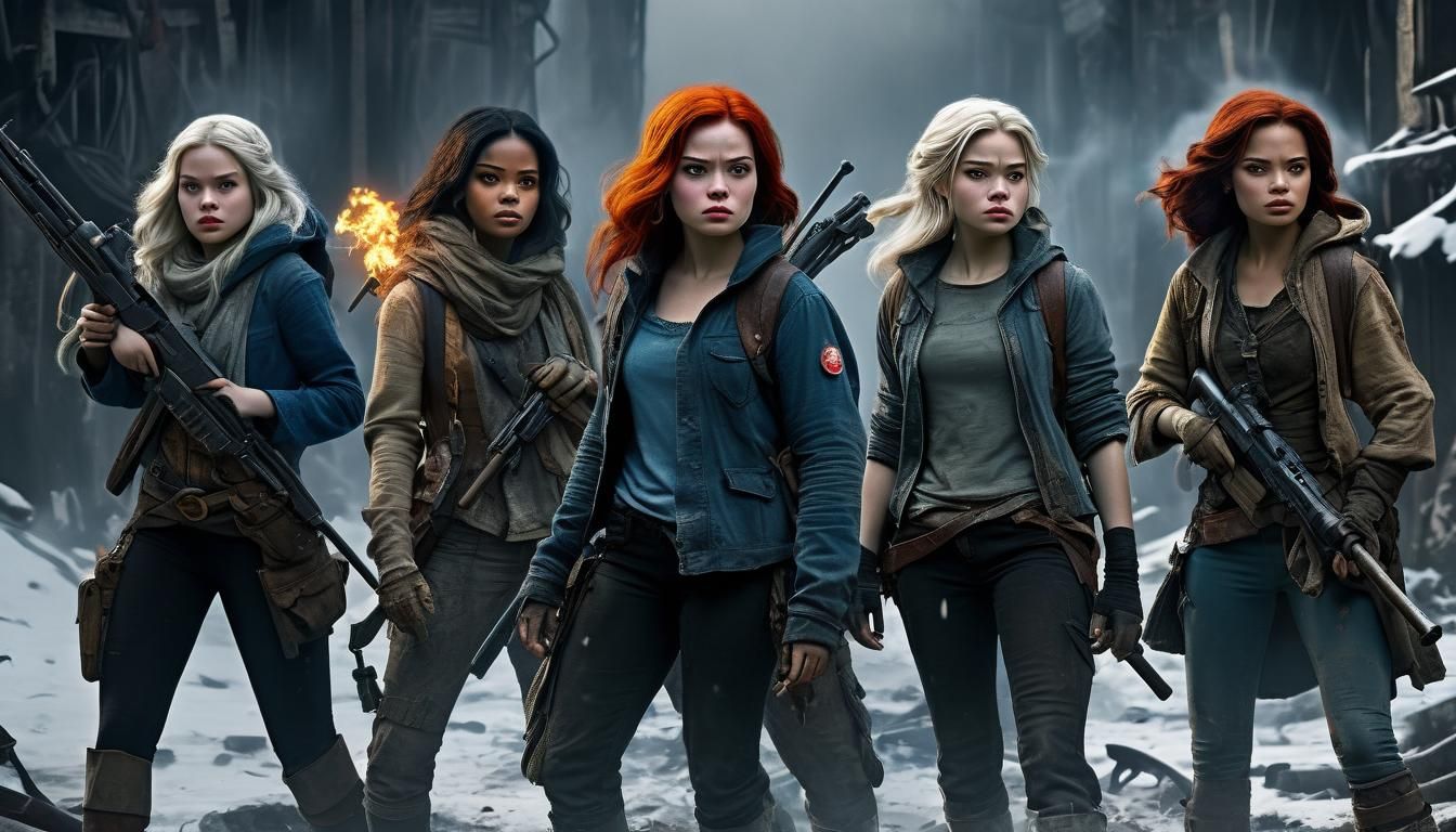 Post Apocalyptic Disney Princesses, Snow White, Belle, Ariel...