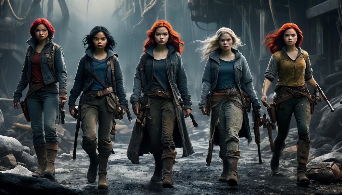 Post Apocalyptic Disney Princesses, Snow White, Belle, Ariel...